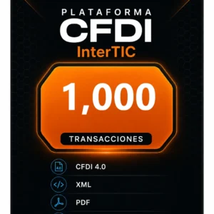 Paquete de  1000 transacciones para emisión de CFDI