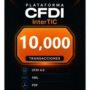 Paquete de 10000 transacciones para emisión de CFDI