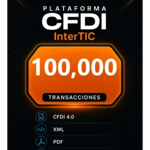 Paquete de 100000 transacciones para emisión de CFDI
