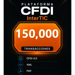 Paquete de 150000 transacciones para emisión de CFDI