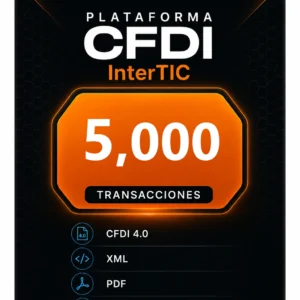 Paquete de  5000 transacciones para emisión de CFDI
