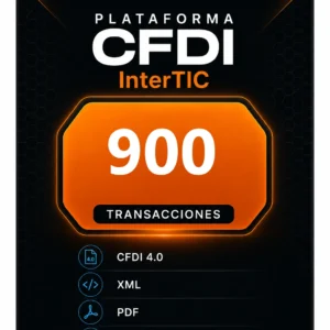 Paquete de  900 transacciones para emisión de CFDI