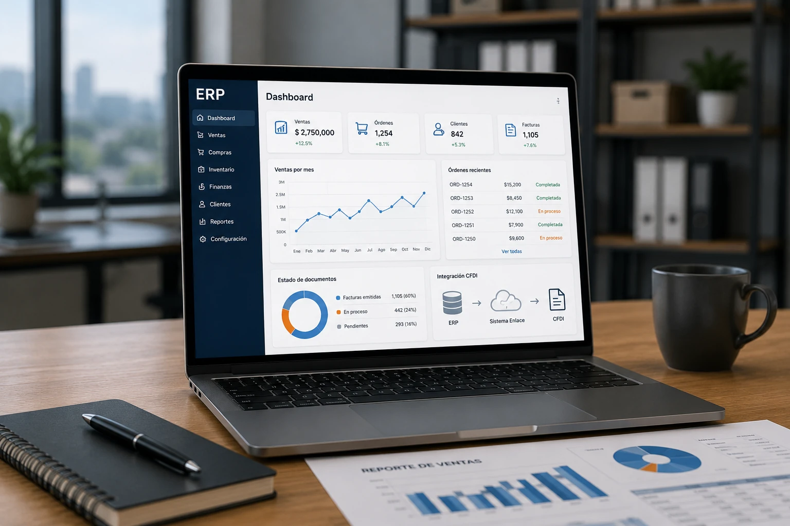 Integración de ERP con facturación electrónica