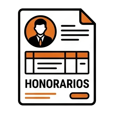 Recibo de honorarios